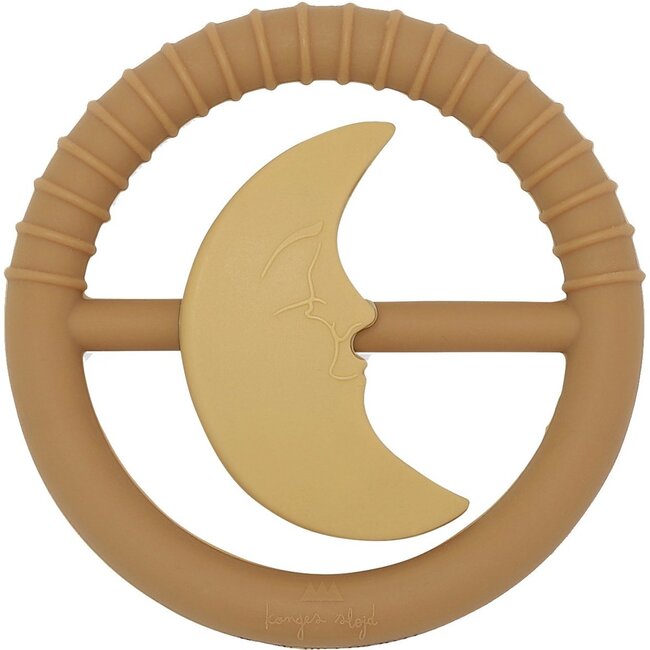 Silicone Moon Rattle