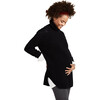 The Women's Waffle Turtleneck, Black - Sweaters - 1 - thumbnail