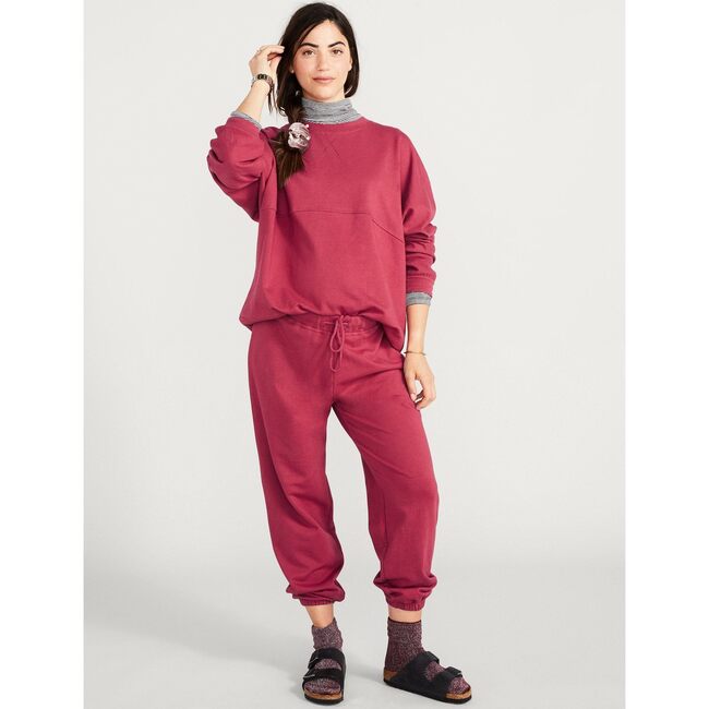 The Women's Out-the-Door Sweatshirt, Raspberry