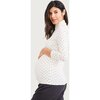 The Women's Jersey Turtleneck, Ivory - Sweaters - 3