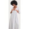 The Women's Softest Rib Nursing Dress, Heather Grey - Dresses - 3