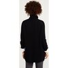The Women's Waffle Turtleneck, Black - Sweaters - 4