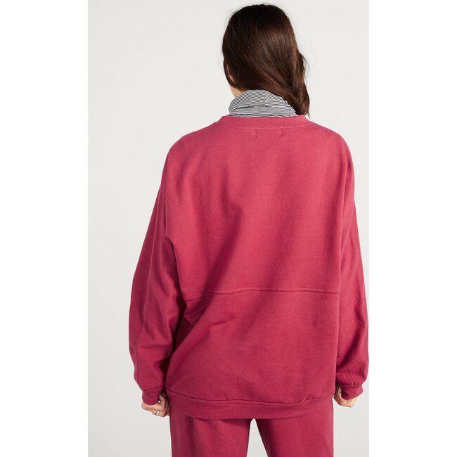 The Women's Out-the-Door Sweatshirt, Raspberry - Sweaters - 5