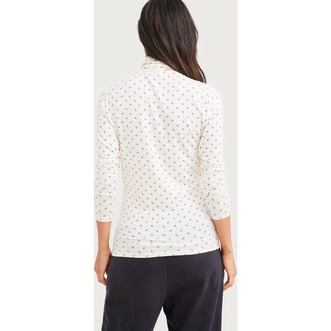 The Women's Jersey Turtleneck, Ivory - Sweaters - 5