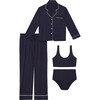 The Women's New Mama Sleep Bundle, Luxe Navy - Pajamas - 1 - thumbnail