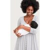 The Women's Softest Rib Nursing Dress, Heather Grey - Dresses - 4