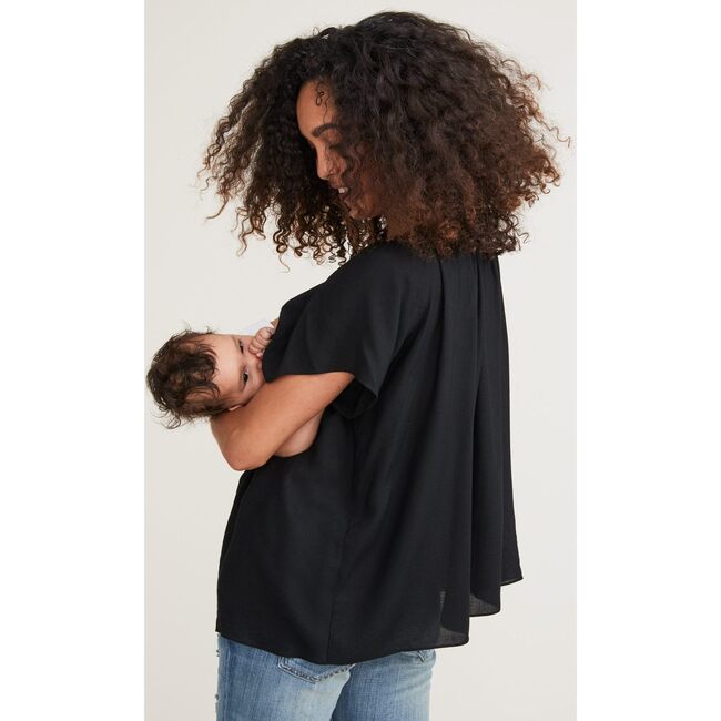 The Women's Secret Nursing Top, Black - Blouses - 3