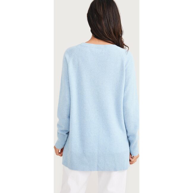 The Women's Riley Sweater, Light Blue - Sweaters - 5