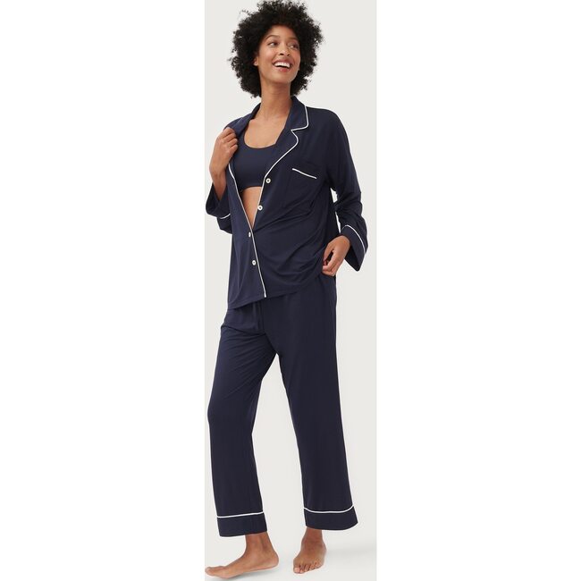 The Women's New Mama Sleep Bundle, Luxe Navy - Pajamas - 2
