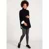 The Women's Waffle Turtleneck, Black - Sweaters - 5