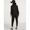 The Women's Uptown Jersey Jumpsuit, Black - Rompers - 4