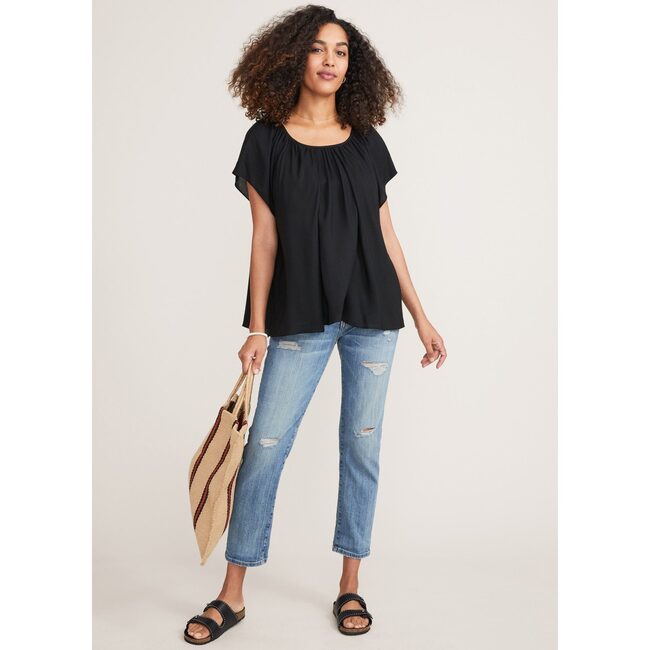 The Women's Secret Nursing Top, Black - Blouses - 4