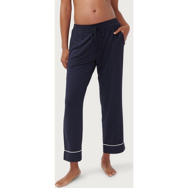 The Women's New Mama Sleep Bundle, Luxe Navy - Pajamas - 4