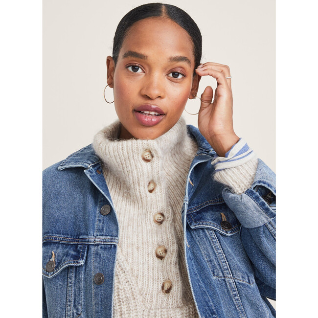 The Women's Jo Sweater, Oatmeal - Sweaters - 4