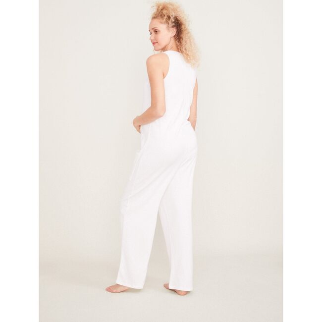 The Women's 24/7 Feeding Jumpsuit, White - HATCH Dresses