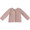 Cozy Essentials Snap Front Jacket, Pale Pink - Jackets - 1 - thumbnail