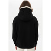 Women's Lynx French Terry Sherpa Hoodie, Black/Vintage White - Jackets - 3