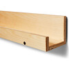 Wall Shelf, Natural - Wall Hooks - 3
