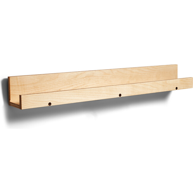 Wall Shelf, Natural - Wall Hooks - 5