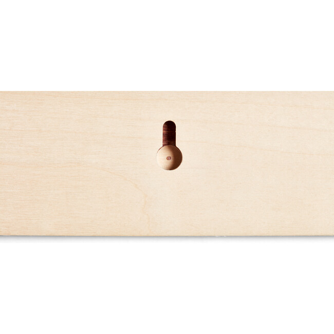 Wall Shelf, Natural - Wall Hooks - 7