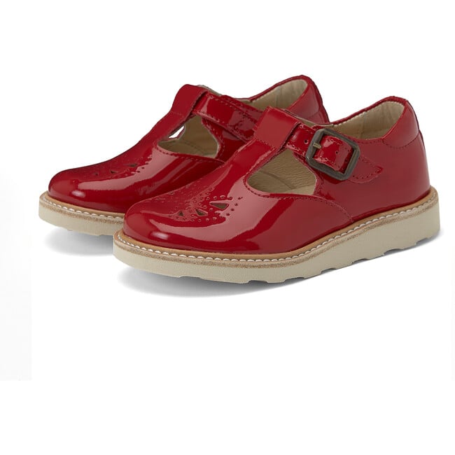 Red patent t bar on sale shoes