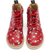 Sidney Brogue Boot Snoopy Red Printed Leather - Boots - 3