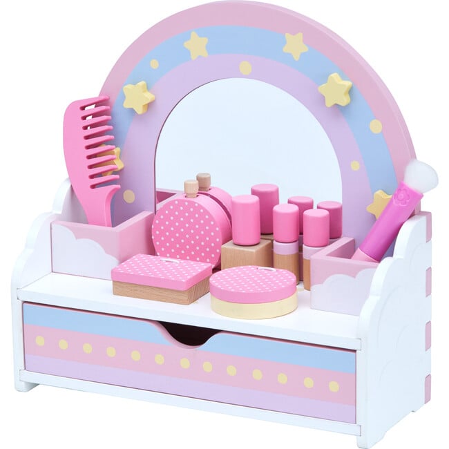 Little Dreamer Rainbow Tabletop Vanity Toys, Pink