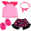 14.5" Doll, Pajama Set, Hot Pink - Doll Accessories - 1 - thumbnail