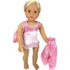 18" Doll, Gymnastics Leotard & Nylon Jacket, Pink - Doll Accessories - 2