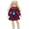 18" Doll, Glitter Shoes, Silver - Doll Accessories - 2 - thumbnail