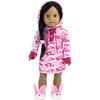 18" Doll, Bunny Slippers, White - Doll Accessories - 2 - thumbnail
