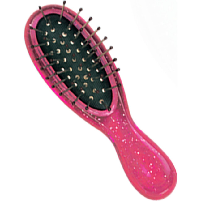18" Doll, Glitter Hairbrush, Hot Pink - Doll Accessories - 1