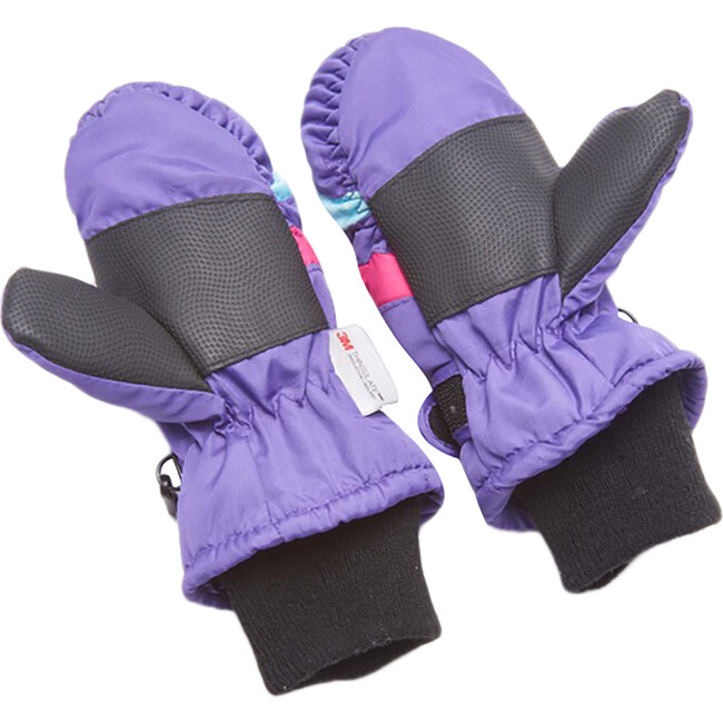 Mittens With Stainless Steel Connectors, Purple - Gloves - 4