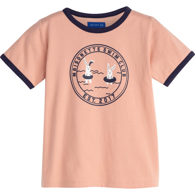 Swim Club Tee, Pink - Tees - 1