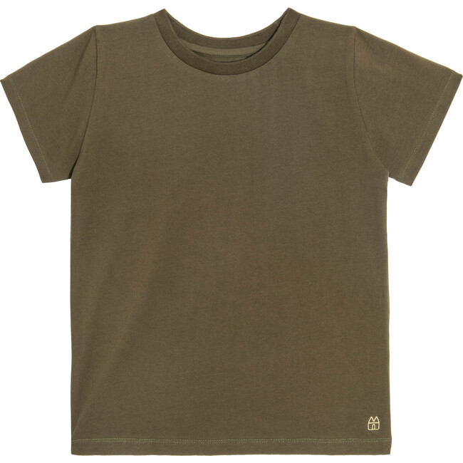 Bailey Short Sleeve Tee, Grey Green - Shirts - 1