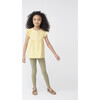 Lucy Ruffle Top, Marigold Check - Shirts - 2