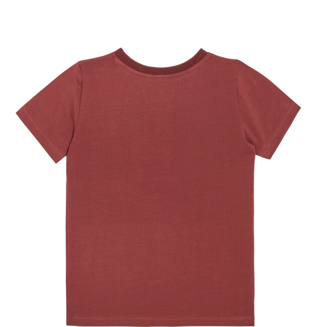 Bailey Short Sleeve Tee, Dusty Red - Shirts - 2