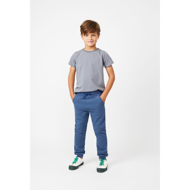 Bailey Short Sleeve Tee, Dusty Blue - Shirts - 3