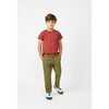 Bailey Short Sleeve Tee, Dusty Red - Shirts - 3
