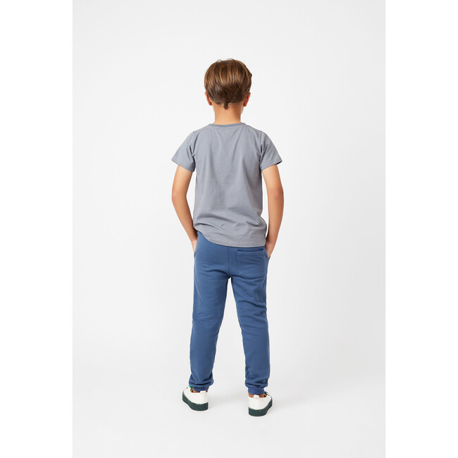 Bailey Short Sleeve Tee, Dusty Blue - Shirts - 4