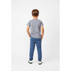 Bailey Short Sleeve Tee, Dusty Blue - Shirts - 4