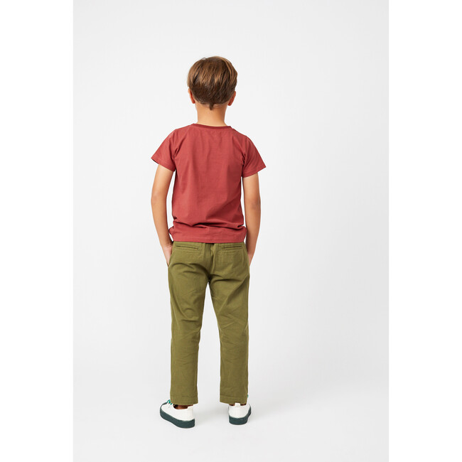 Bailey Short Sleeve Tee, Dusty Red - Shirts - 4