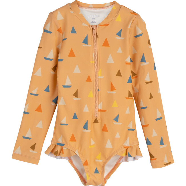 Sadie Rashguard One Piece, Sherbert Boats - One Pieces - 1