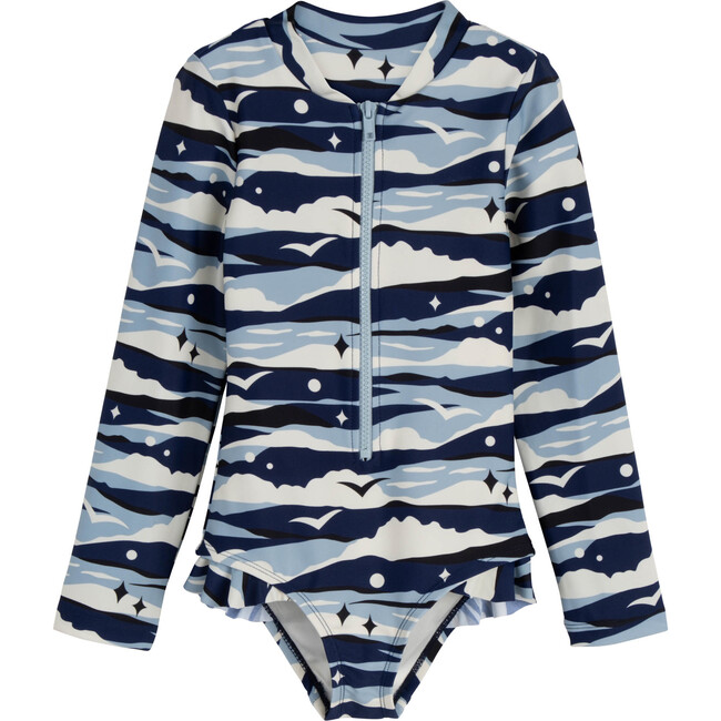Sadie Rashguard One Piece, Camo Seagulls - One Pieces - 1