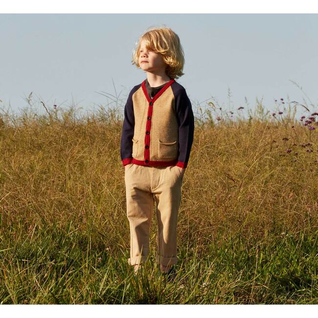 Crosby Colorblock Cardigan, Oatmeal Multi - Cardigans - 2