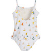 Malia One Piece Swimsuit, Cream Boats - One Pieces - 3