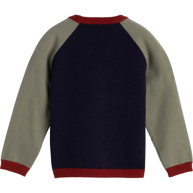 Crosby Colorblock Cardigan, Navy Multi - Cardigans - 3