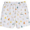 Christopher Swim Trunk, Cream Boats - Swim Trunks - 3