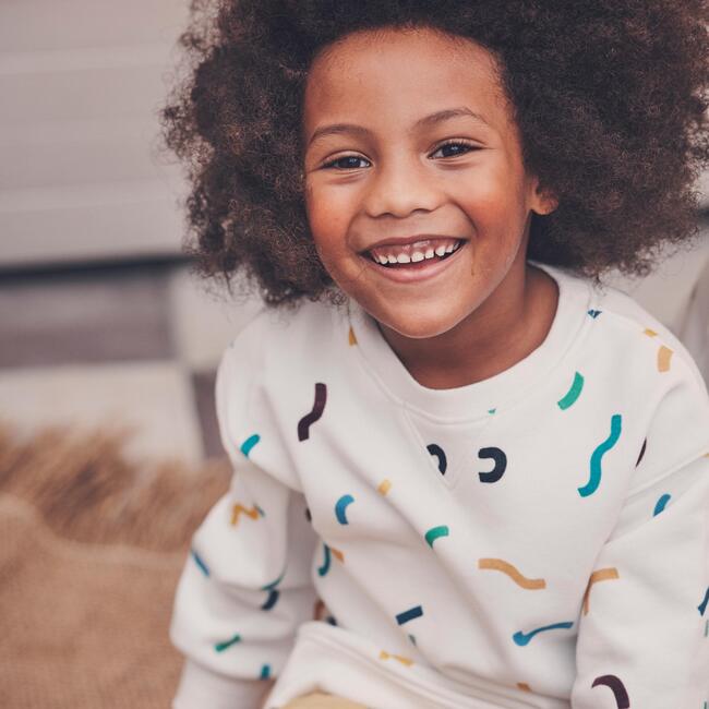 Morgan Sweatshirt, Squiggles - Sweatshirts - 4