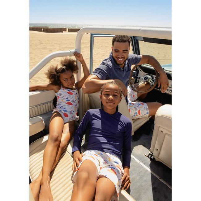 Christopher Swim Trunk, Kissing Fish - Swim Trunks - 5